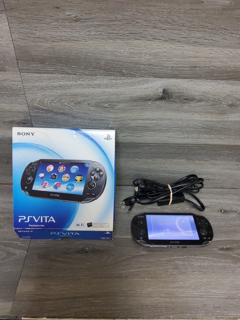 Sony Playstation Ps Vita Pch-1100 Black 4gb 