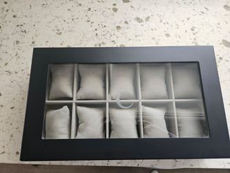 Watch Case with a letter C engraved on glass