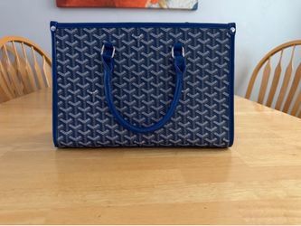 Blue hand bag