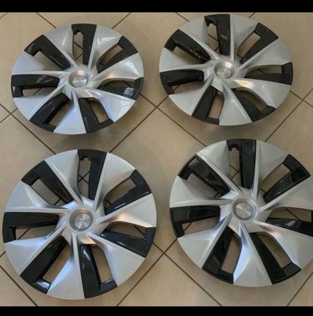 Brand New In Box Tesla model Y OEM Gemini Aero Wheel Covers 19”  