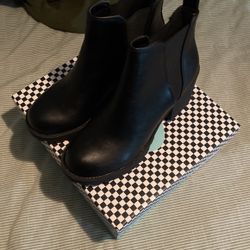 Black Booties Size 7 