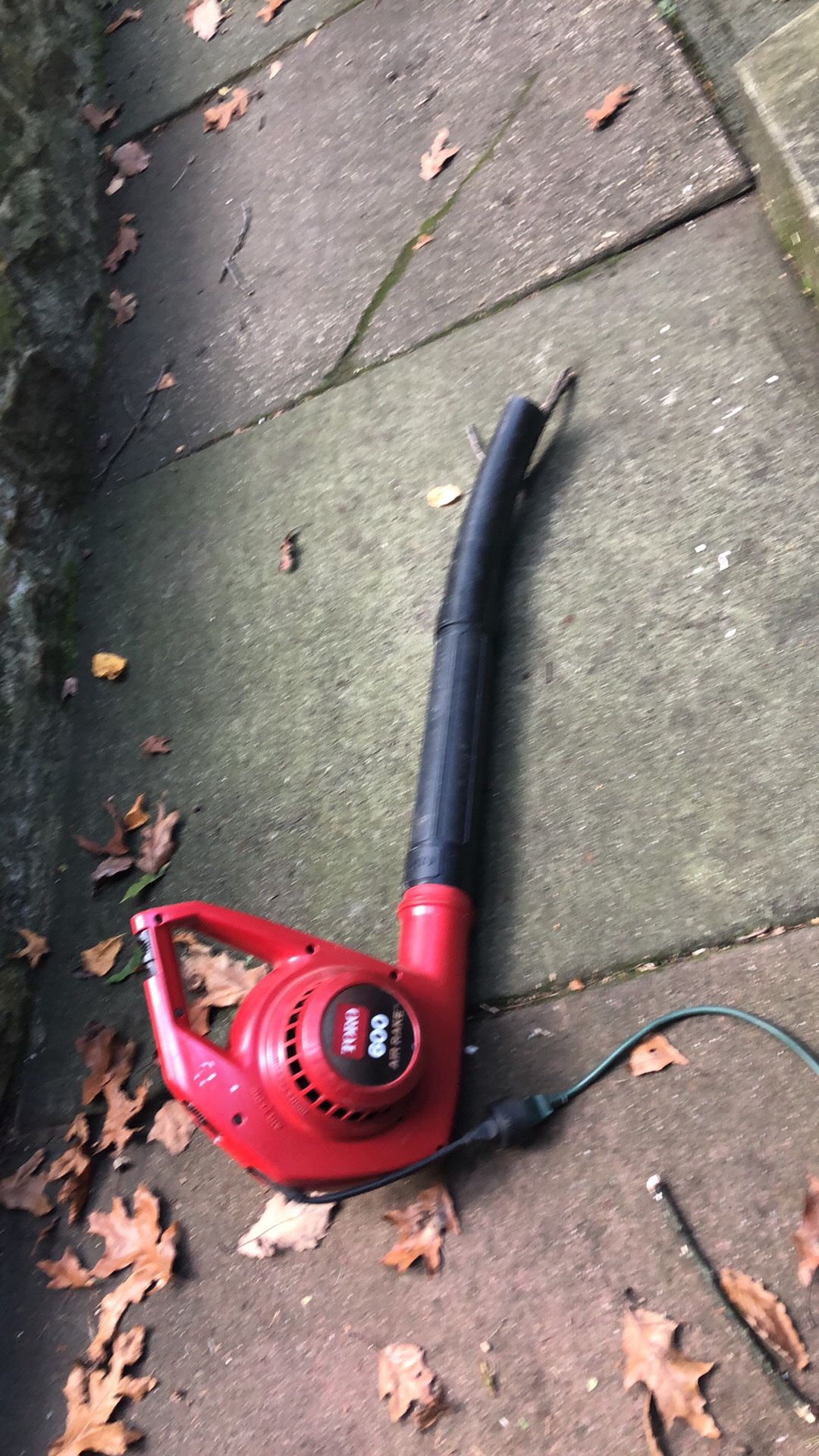 Toto 600  Electric leaf blower very strong