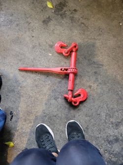 ratchet load binder, 3/8-1/2