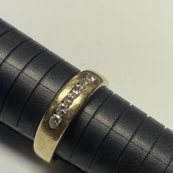 14k Yellow Gold Diamonds Ring Size 11. //6 Grams // LowBall Offers Ignored/// Send Me Your Offer—