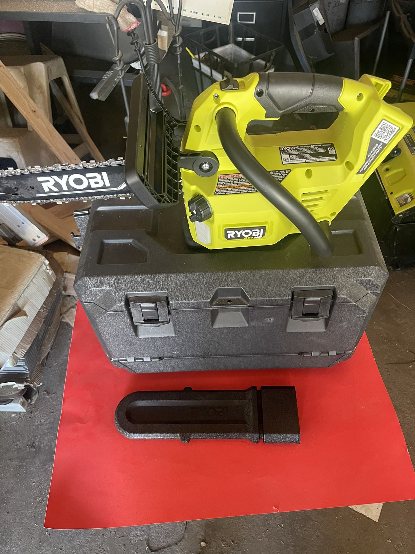 RYOBI 40V HP  12 in. Top Handle Battery Chainsaw 