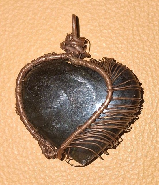 Spectralite Heart-shaped Pendant
