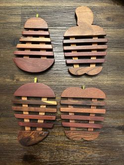 Trivet, Hot Pad Teak Wood 