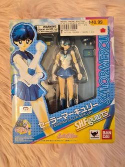 SH Figuarts Pretty Guardian Sailor Mercury Action Figure 20th Anniversary Bandai
