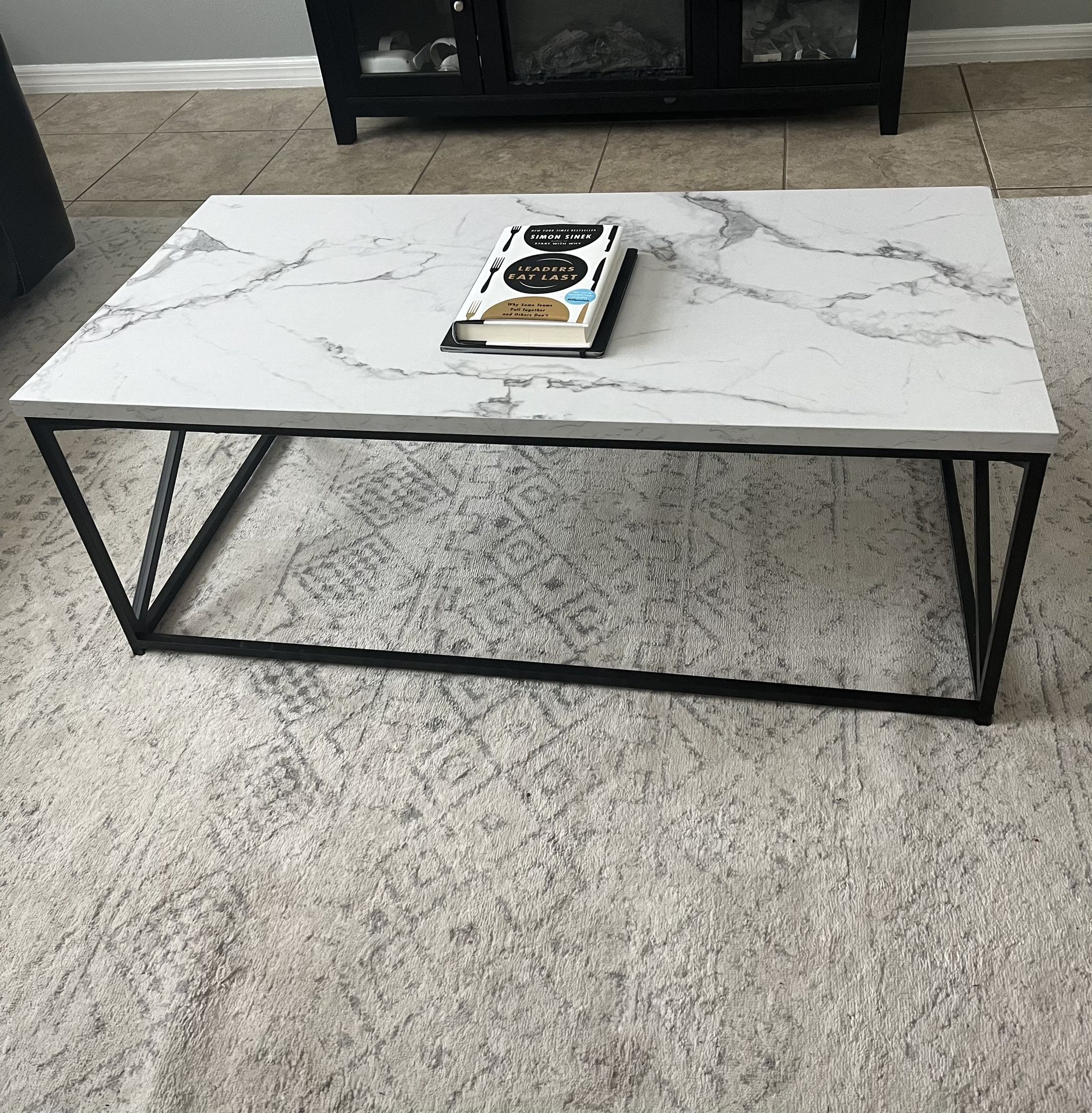 marble coffee table