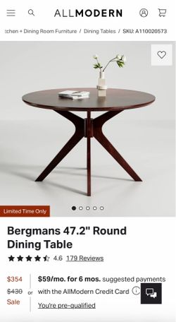 Dining table   Brand new in box solid wood from all modern