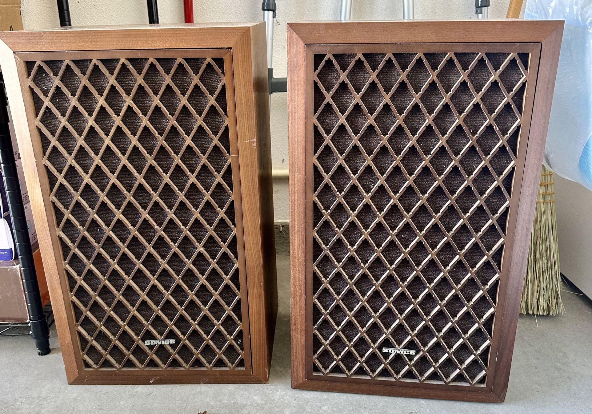 Pair Of Sonics 4-Way Speakers