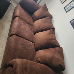 Sleeper Couch  Brown 