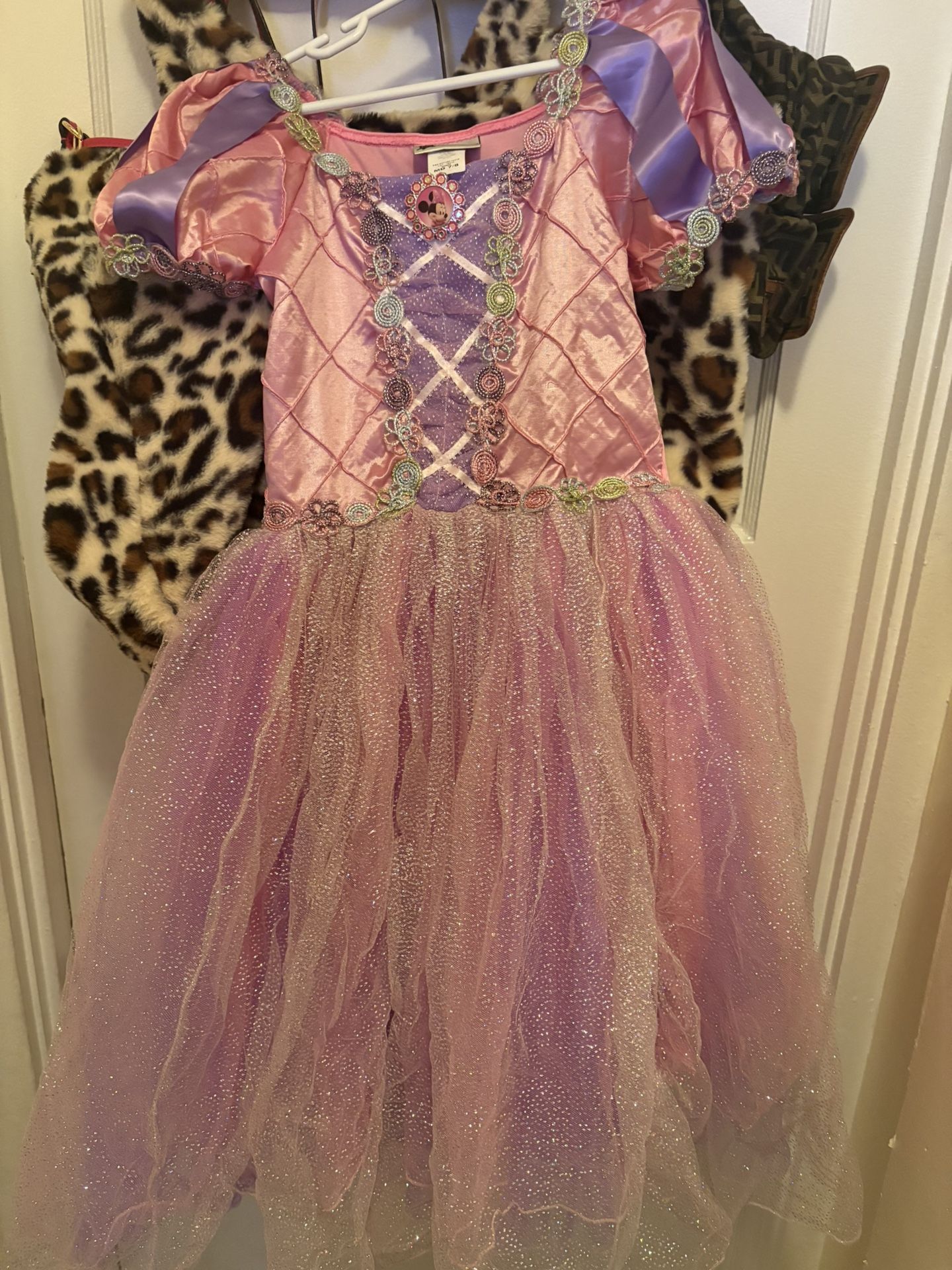 Minnie Mouse Princess Costume Size 7/8