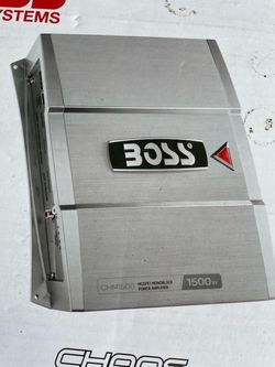 Boss CHM1500 Monoblock Car Amplifier 1500W
