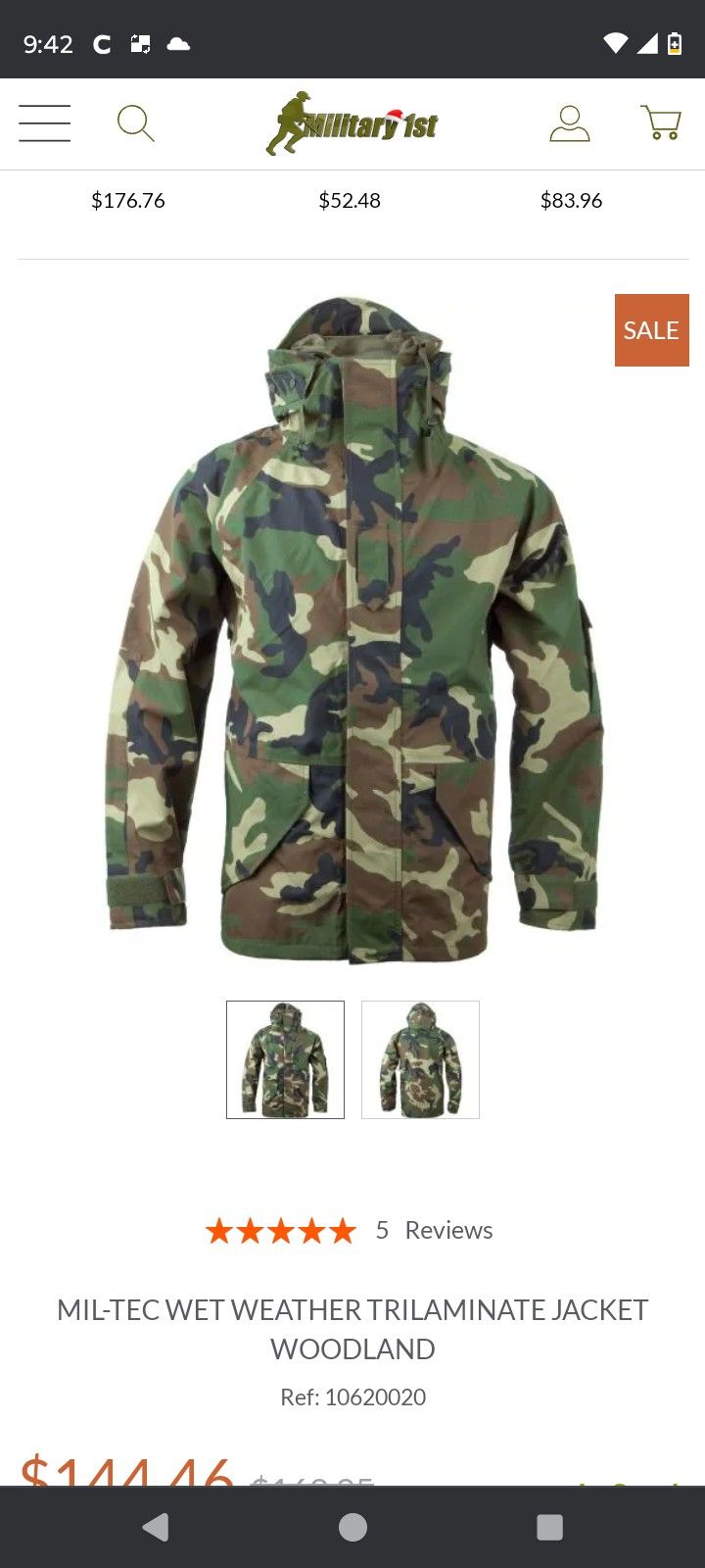 Military Rain Jacket