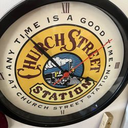 Clock, Church Street Station, Vintage