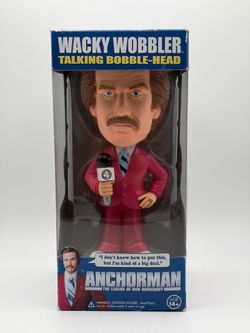 Wacky Wobbler Talking Bobble Head Anchorman