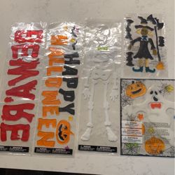 Halloween Gel Window Decorations