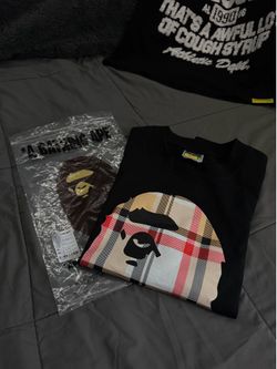 Burberry x BAPE collab