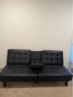 Black couch