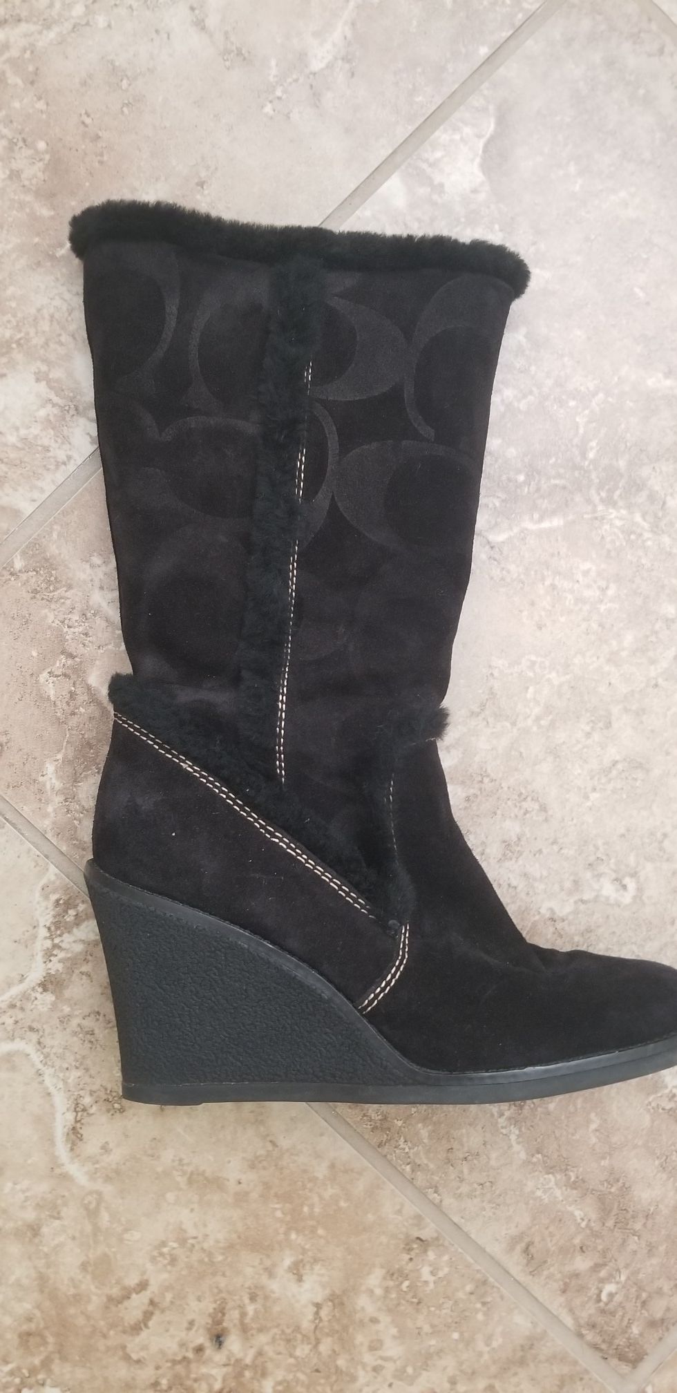 Brand new COACH boots leather size 8
