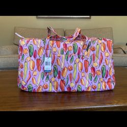 NWT Vera Bradley Large Traveler Bag: Spice It Up