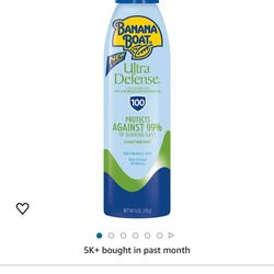 Banana Boat Sunscreen 100 Ultra Defense