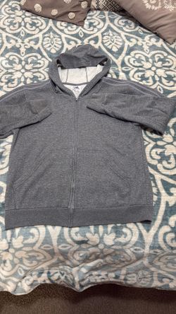 Adidas Zip Up Hooded Sweater Size Junior Xl