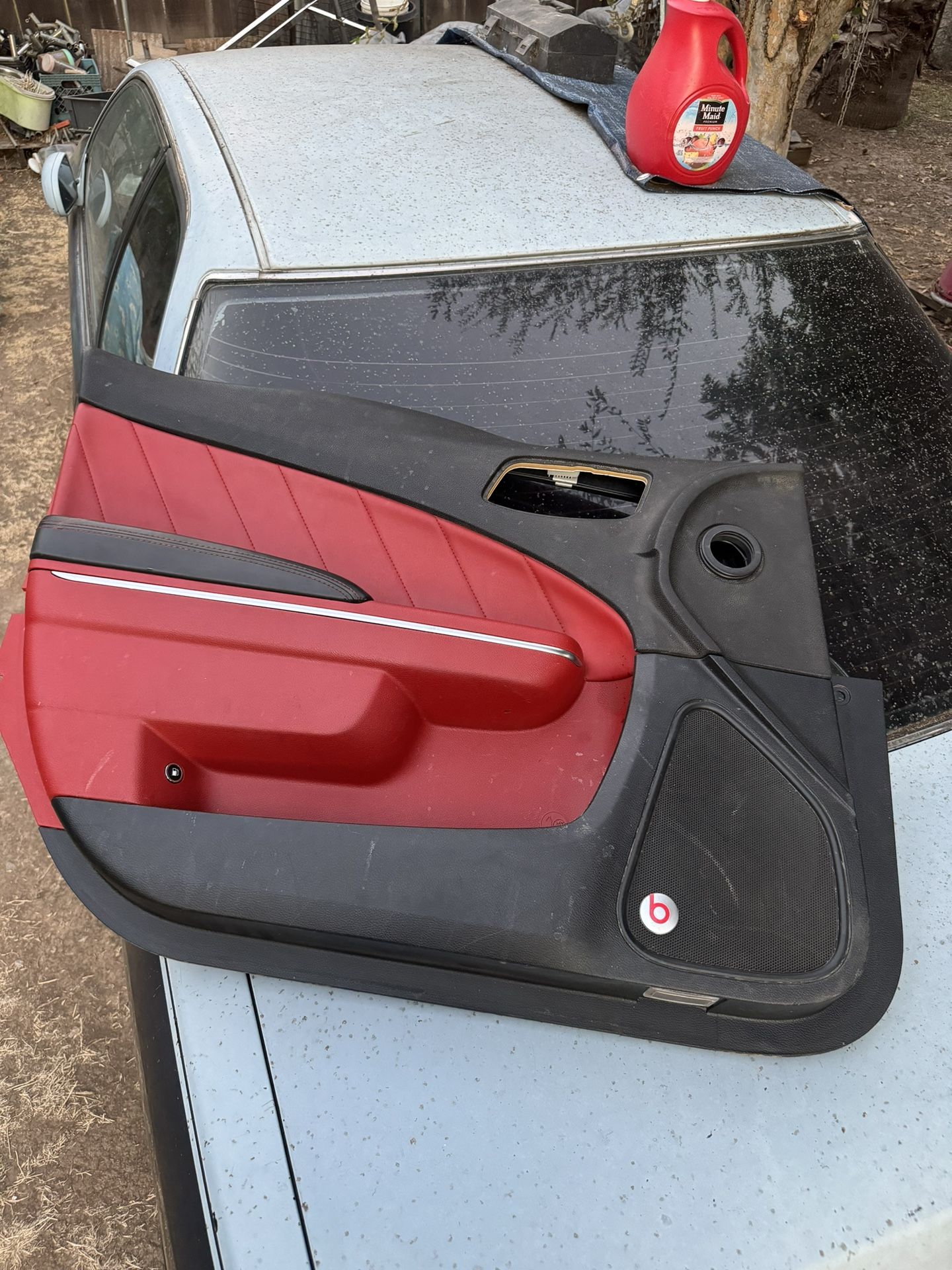 Dodge Charger Red Door Panels