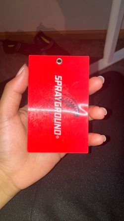 Sprayground Red Hang Tag