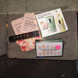 Facemask, Clinique Set ,Nails And Perfume.