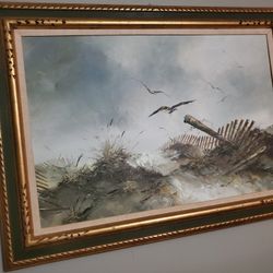 Beautiful Beach Painting 