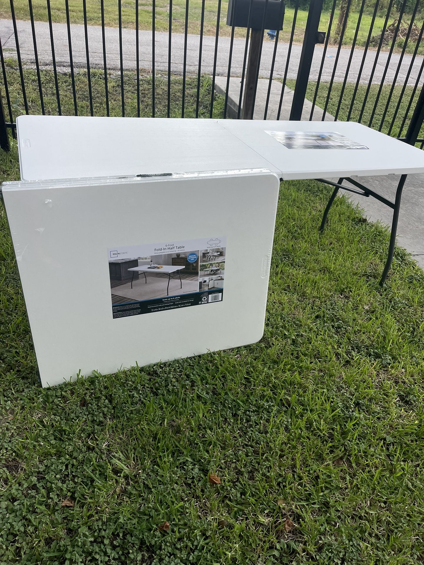 6-foot tables New