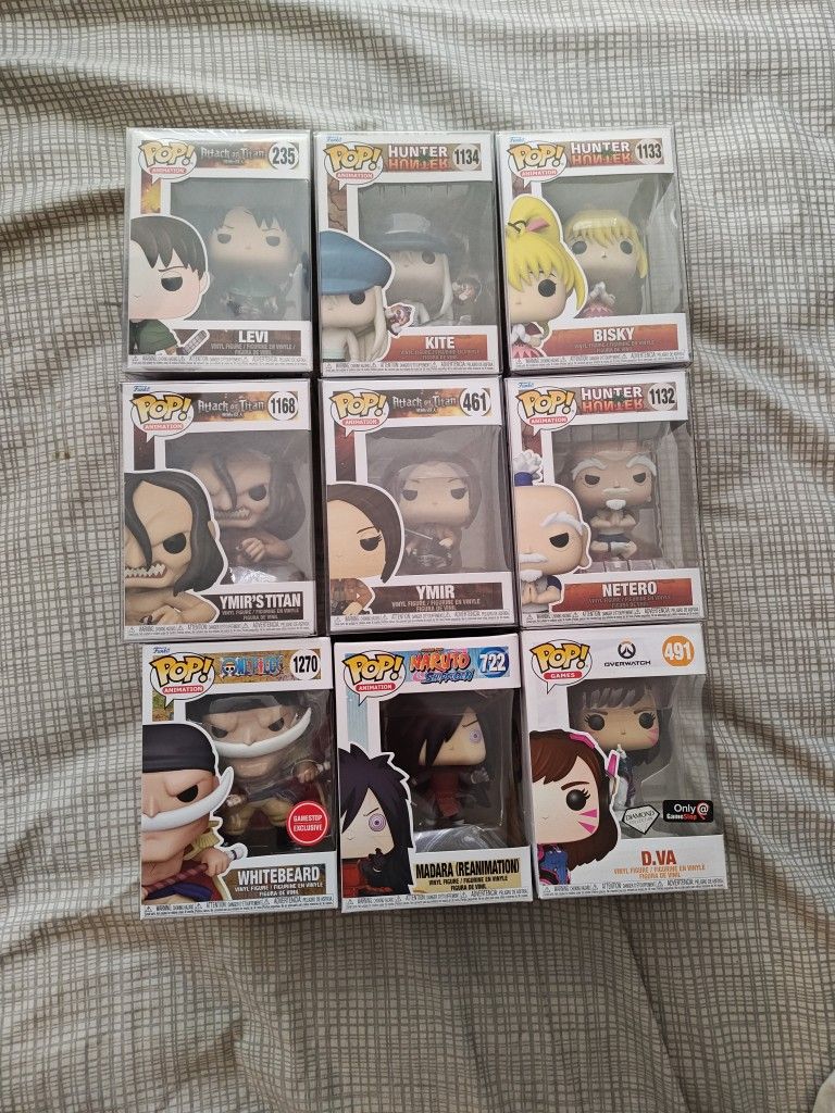 Funko Pop Set New Most Of Them In Protected Cases 