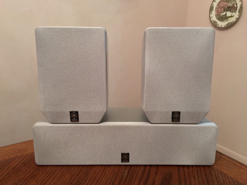 YAMAHA NX-E170 SURROUND SPEAKERS AND NX-C170 CENTER SPEAKER
