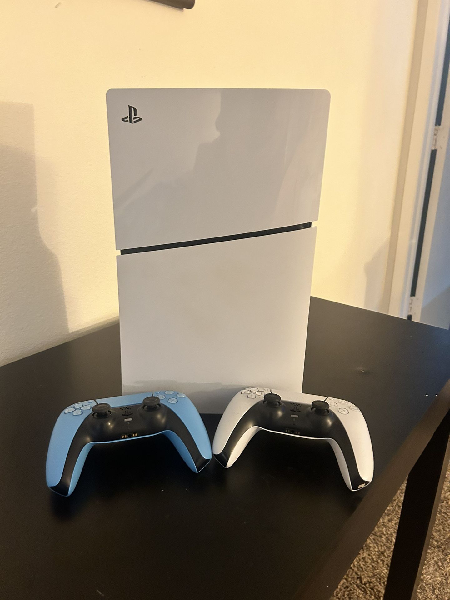 PS5 with Two Controllers