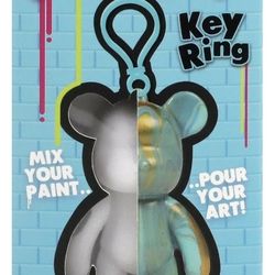Drip bear keychain paint your bear