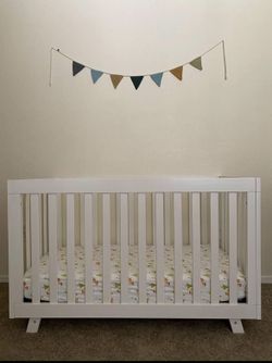 White Baby Crib