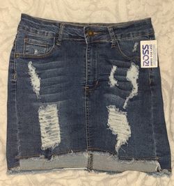 So Cute Womens/Girls Denim Skirt Sz 3-5