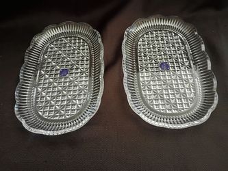 Crystal SOGA oval trays
