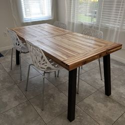 Dining Table with 4 Dining Chairs