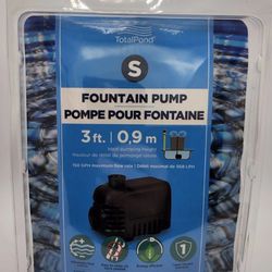 TotalPond Fountain Pump w/ Flow Control for Small Fountains 3 ft - #52217
