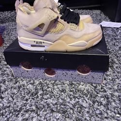 Jordan 4 Off White Sail Size 8