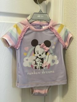 Disney Baby Swimwear/ Rush Guard Set - 9-12M