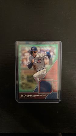 pete crow armstrong game used patch 8/99