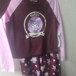 Kuromi Pjs For Girls 6x