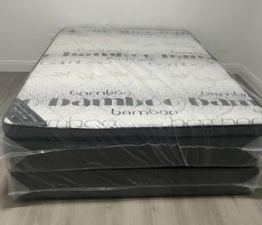 $190 New Queen Pillow-Top Mattress only. Free delivery same-day.