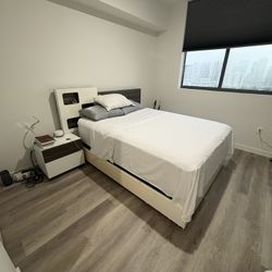 FREE Queen Size Bed Frame And Night Table