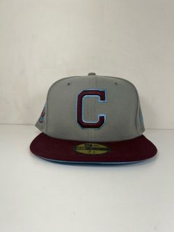 New Era Cleveland Indians 59fifty Fitted Hat 1981 ASG Patch 2-tone size 7 1/2