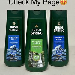 Irish Spring Bodywash Original/Moisture Blast Set